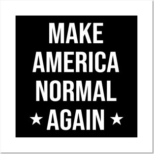 Make America Normal Agian Posters and Art